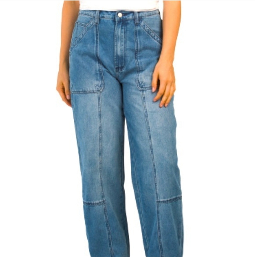 ELAN Denim Cargo Pants Size M‎